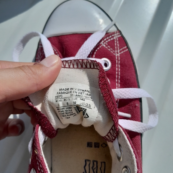 Maroon Converse - Picture 2 of 5